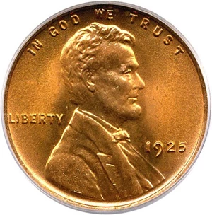 image for: 1925 1c PCGS MS67 RD
