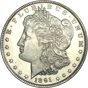 image for: 1891 $1 PCGS MS63 PL