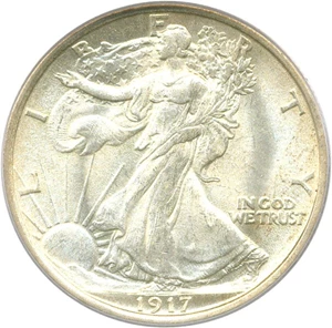 image for: 1917-D 50c PCGS/CAC MS65 (Mintmark Reverse)