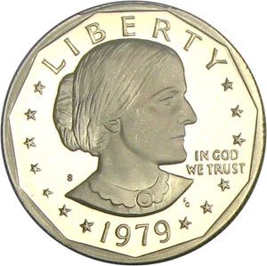 image for: 1979-S $1 PCGS Proof 70 DCameo (SBA, Type 2)