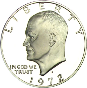 image for: 1972-S $1 PCGS Proof 69 DCameo (Silver)
