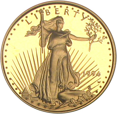 image for: 1994-W $10 PCGS Proof 69 DCameo (Gold Eagle)