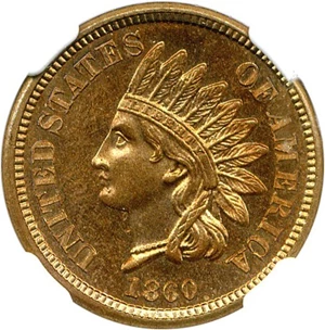 image for: 1860 1c NGC/CAC Proof 64