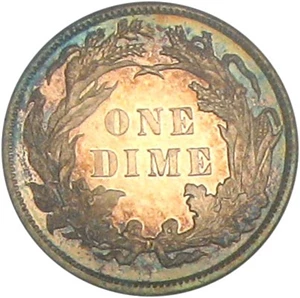 image for: 1883 10c PCGS/CAC Proof 64 Cameo