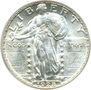 image for: 1928 25c PCGS MS64 FH