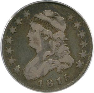 image for: 1815 25c PCGS/CAC F15