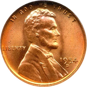 image for: 1954-D 1c NGC MS67 RD
