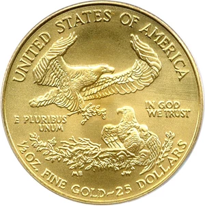 image for: 2008 $25 PCGS MS70 (Gold Eagle - First Strike)