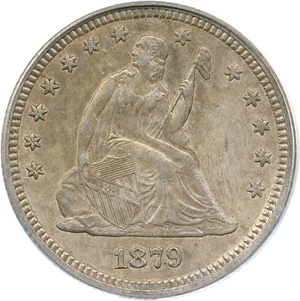 image for: 1879 25c PCGS XF45