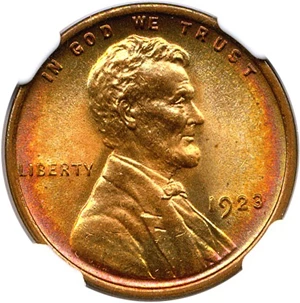 image for: 1923 1c NGC MS67 RD