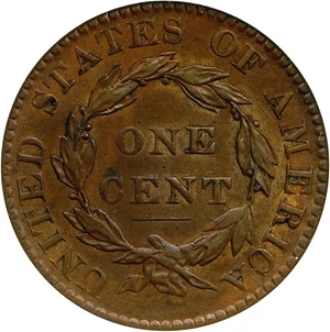 image for: 1823/2 1c NGC/CAC AU58