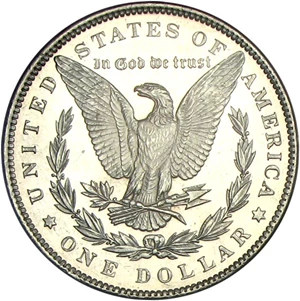 image for: 1891 $1 PCGS MS63 PL