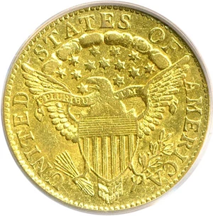 image for: 1802/1 $2 1/2 PCGS AU50