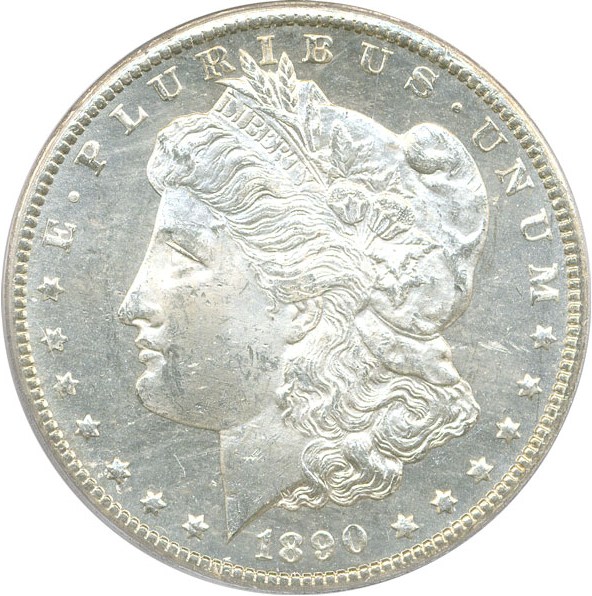 image for: 1890-CC $1 PCGS MS63 PL