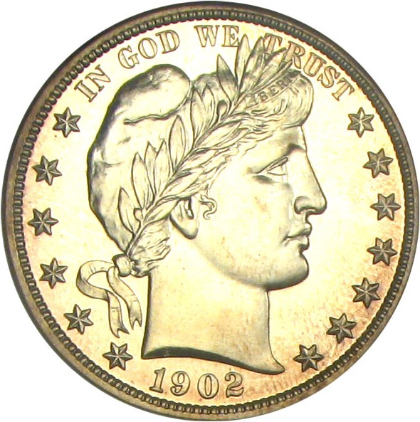 image for: 1902 50c NGC Proof 65