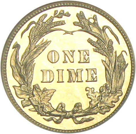 image for: 1912 10c NGC Proof 66 Cameo