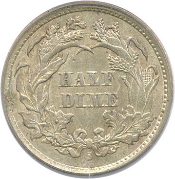 image for: 1866-S H10c PCGS Genuine (Surfaces Tooled)