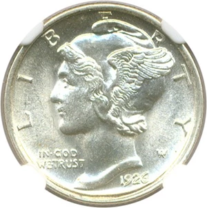 image for: 1926-D 10c NGC MS65 FB