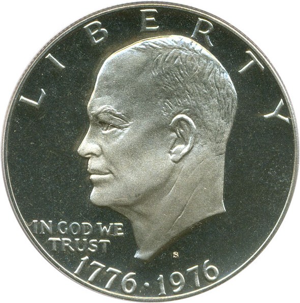 image for: 1976-S $1 PCGS Proof 69 DCameo (Clad, Type 2)