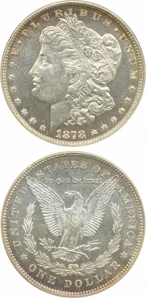 image for: 1878 7/8TF $1 NGC MS65 PL