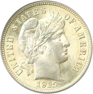 image for: 1915 10c PCGS MS66