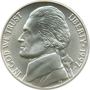 image for: 1997-P 5c PCGS SP70 FS (SMS)