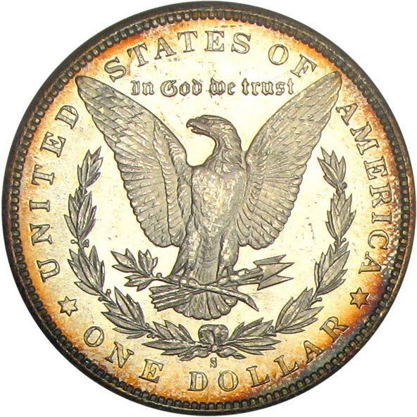 image for: 1898-S $1 NGC/CAC MS63 PL