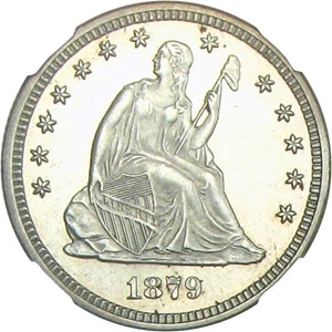 image for: 1879 25c NGC MS66