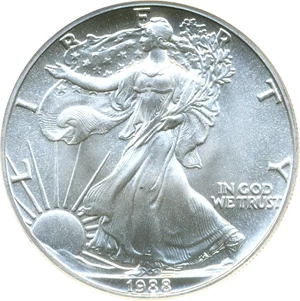 image for: 1988 $1 NGC MS69 (Silver Eagle)