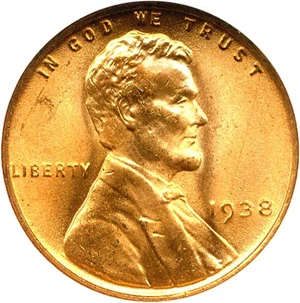 image for: 1938 1c NGC MS67 RD