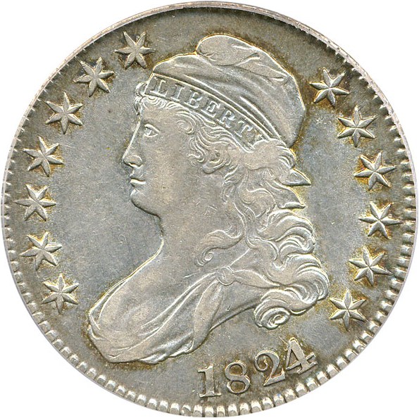 image for: 1824/1 50c PCGS XF40