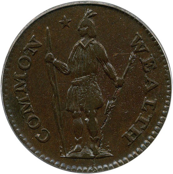 image for: 1787 1/2c PCGS XF45 (Massachusetts)