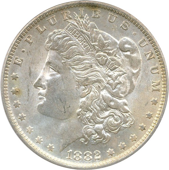 image for: 1882-O/S $1 PCGS MS63 (Strong)
