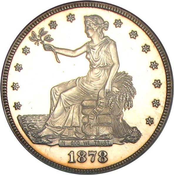 image for: 1878 Trade$ PCGS Proof 62 Cameo