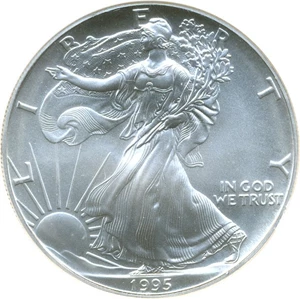 image for: 1995 $1 NGC MS69 (Silver Eagle)