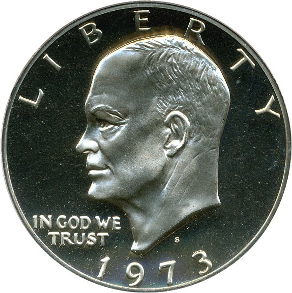 image for: 1973-S $1 PCGS Proof 69 DCameo (Clad)