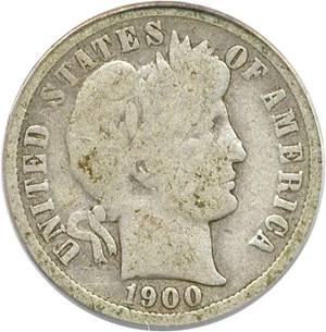 image for: 1900-O 10c PCGS VG-8