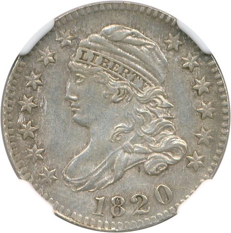 image for: 1820 10c NGC AU58 (Large 0)