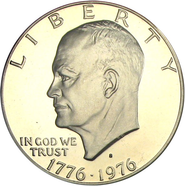 image for: 1976-S $1 PCGS Proof 69 DCameo (Clad, Type 2) OGH