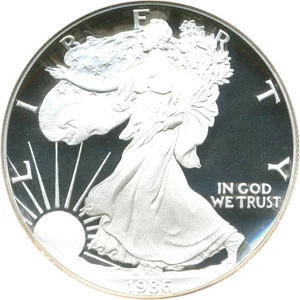 image for: 1986-S $1 NGC Proof 69 UCameo (Silver Eagle)