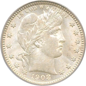 image for: 1908-O 25c PCGS MS64