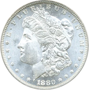image for: 1880 $1 PCGS MS66