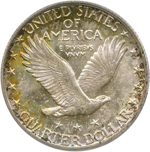 image for: 1930-S 25c PCGS MS67 FH * Color *