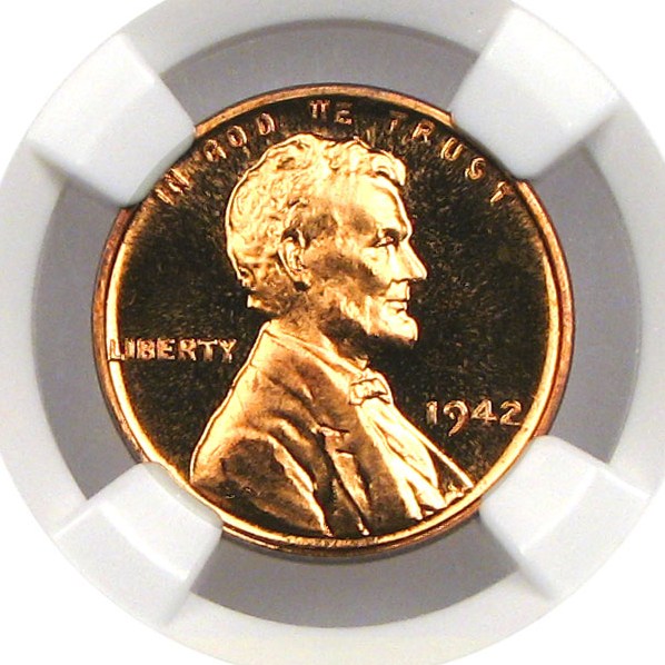 image for: 1942 1c NGC Proof 65 RD Cameo