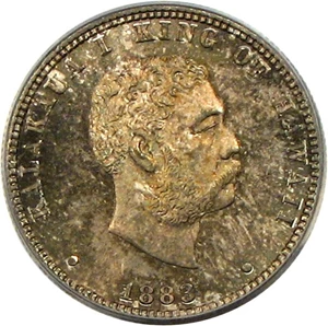 image for: 1883 25c PCGS/CAC MS66 (Hawaii)