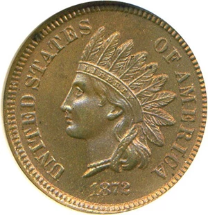 image for: 1872 1c NGC MS65 RB
