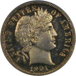 image for: 1901 10c PCGS Proof 65