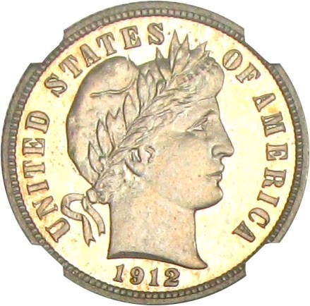 image for: 1912 10c NGC/CAC Proof 65 Cameo
