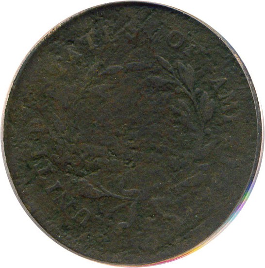 image for: 1795 1/2c PCGS Genuine (with Pole, Plain Edge, Punctuated Date)