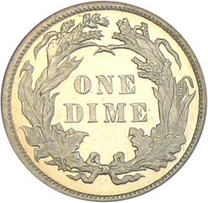 image for: 1883 10c NGC Proof 66 Cameo